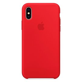 Чехол для Apple iPhone X/XS Silicone Case Красный