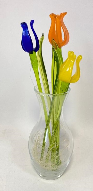 Декоративная фигурка Тюльпаны в вазе (арт. ДФ-05)