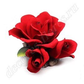 Фарфоровая роза для декора (уценка)