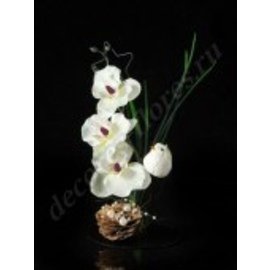 Композиция цветочная "Орхидея" 19 см