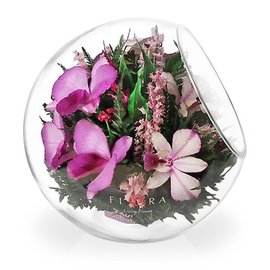 Орхидеи в скошенной вазе