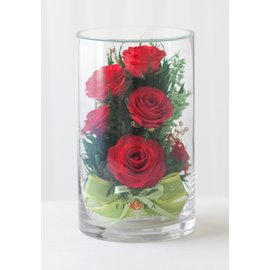 Букет из красных роз (Цветы в стекле)