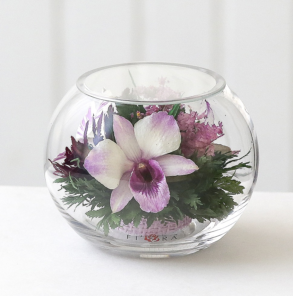 Стеклянные горшки для орхидей. 33957 Цветы в стекле Fiora. C173ar/g стеклянная ваза Aurora Boreale. Круглые вазы. Цветы в стеклянных горшках.