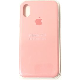 Чехол для Apple iPhone X/XS Silicone Case Персиковый