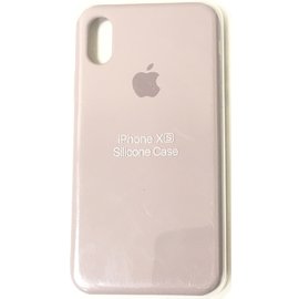 Чехол для Apple iPhone X/XS Silicone Case Бежевый