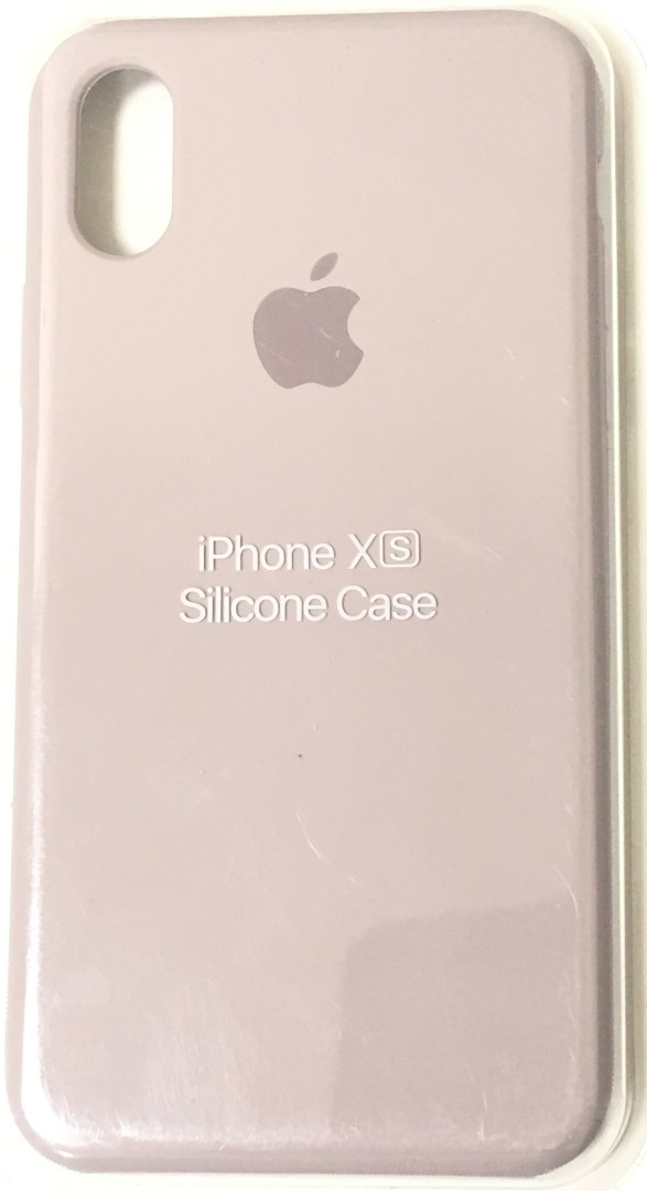 Чехол для Apple iPhone X/XS Silicone Case Бежевый