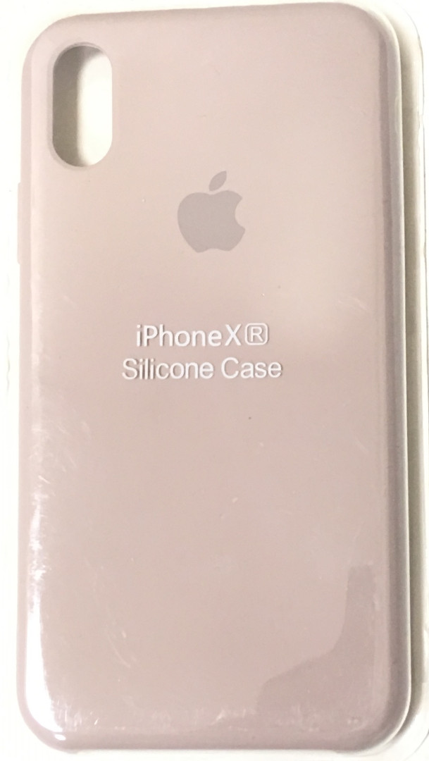 Чехол для Apple iPhone XR Silicone Case Бежевый