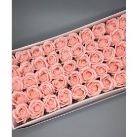 Роза — нежно-розовая 50 шт