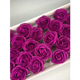 Роза крупная — светло-лиловая 25 шт