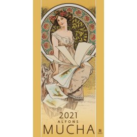Календарь на 2021 Год (Alfons Mucha)