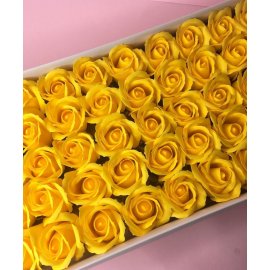Роза — темно-желтая 50 шт