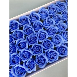 Роза — синяя 50 шт