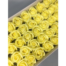 Роза — светло-желтая 50 шт