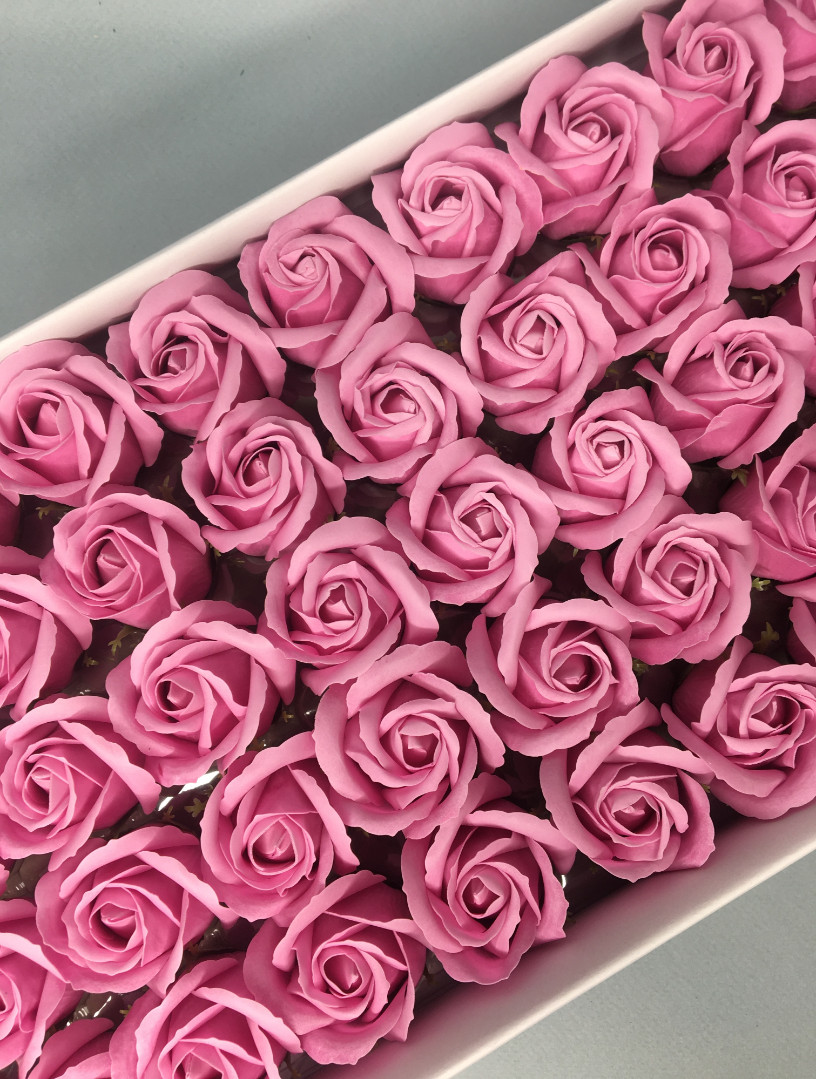 Роза — розовая 1 50 шт