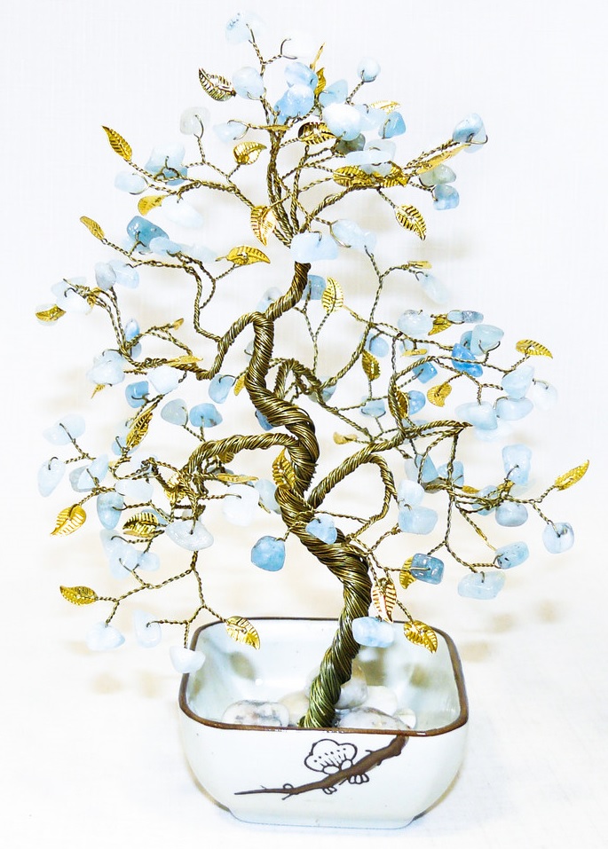 Аквамариновое дерево (Японский сад)